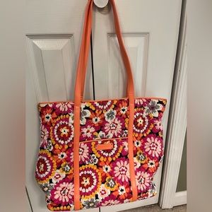 Vera Bradley Large Tote in Pixie Blooms Print. Never Used.